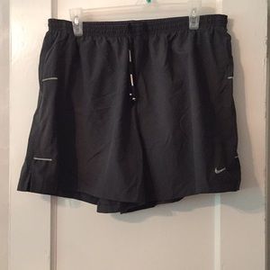 Men's Nike dri-fit gray running shorts size XL
